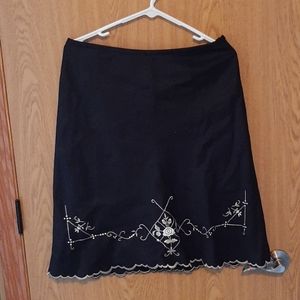 Black skirt